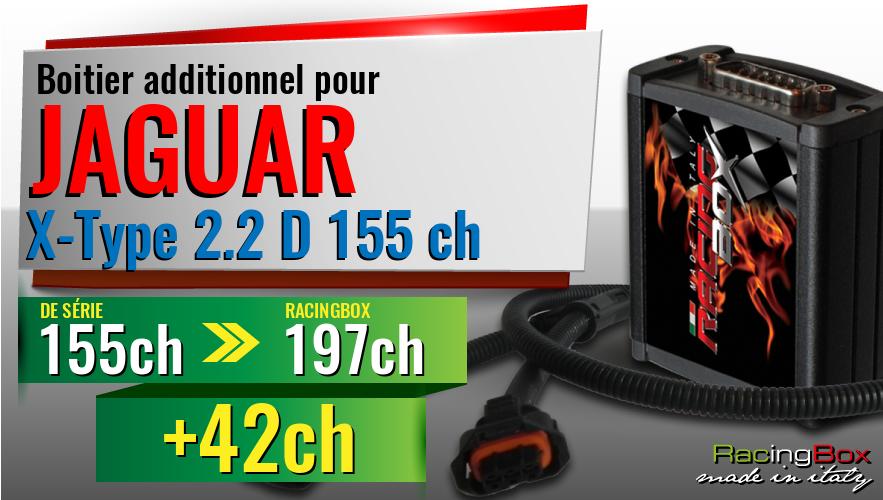 Boitier additionnel Jaguar X-Type 2.2 D 155 ch augmentation de puissance