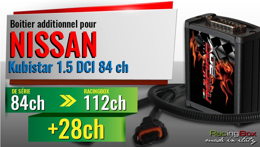 Boitier additionnel Nissan Kubistar 1.5 DCI 84 ch augmentation de puissance