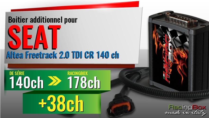 Boitier additionnel Seat Altea Freetrack 2.0 TDI CR 140 ch augmentation de puissance