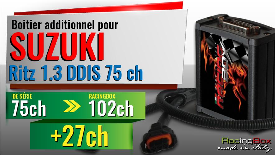 Boitier additionnel Suzuki Ritz 1.3 DDIS 75 ch augmentation de puissance