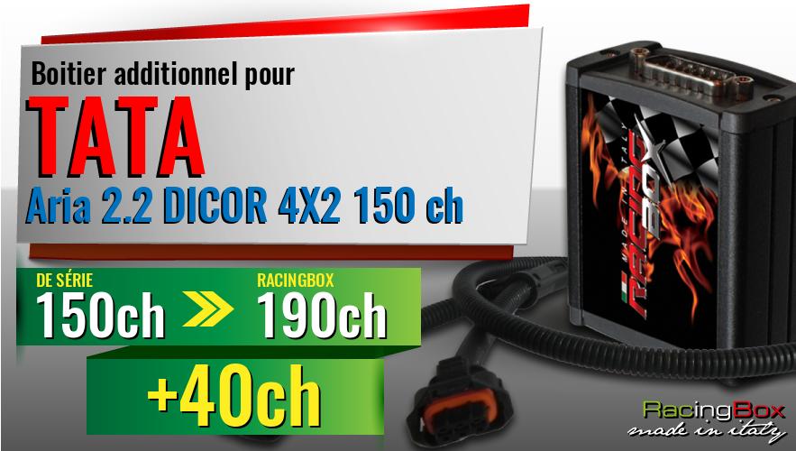 Boitier additionnel Tata Aria 2.2 DICOR 4X2 150 ch augmentation de puissance