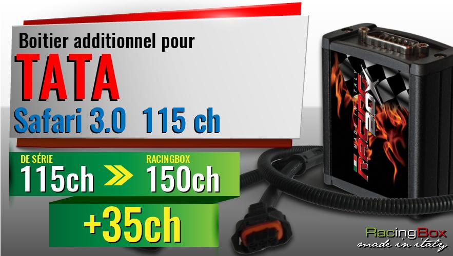 Boitier additionnel Tata Safari 3.0 115 ch augmentation de puissance