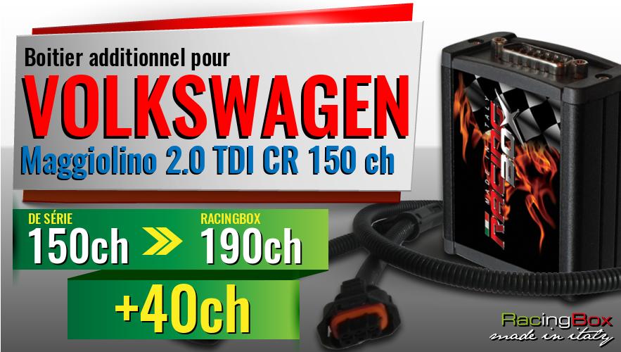 Boitier additionnel Volkswagen Maggiolino 2.0 TDI CR 150 ch augmentation de puissance