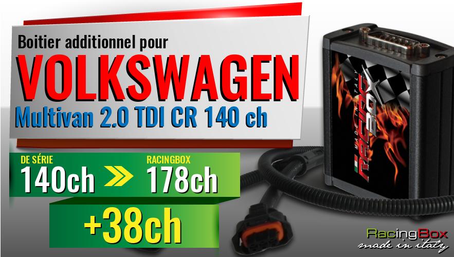 Boitier additionnel Volkswagen Multivan 2.0 TDI CR 140 ch augmentation de puissance