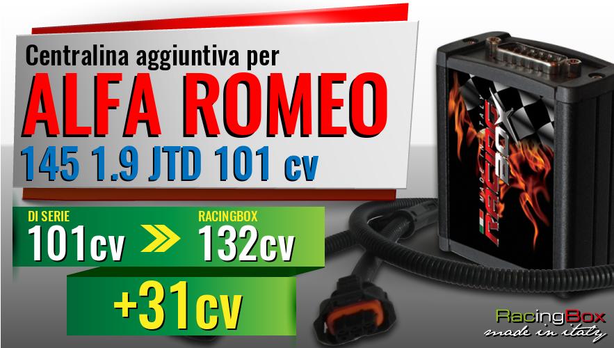 Centralina aggiuntiva Alfa Romeo 145 1.9 JTD 101 cv incremento di potenza