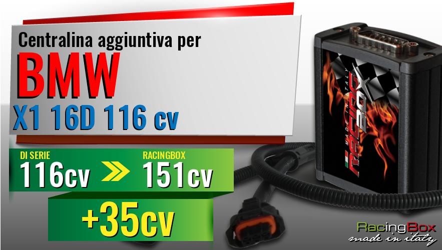 Centralina aggiuntiva Bmw X1 16D 116 cv incremento di potenza