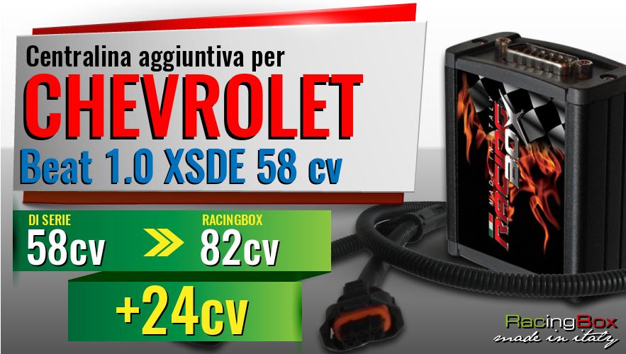 Centralina aggiuntiva Chevrolet Beat 1.0 XSDE 58 cv incremento di potenza