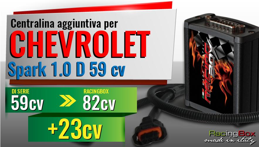 Centralina aggiuntiva Chevrolet Spark 1.0 D 59 cv incremento di potenza