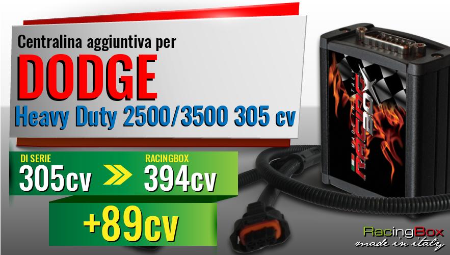 Centralina aggiuntiva Dodge Heavy Duty 2500/3500 305 cv incremento di potenza
