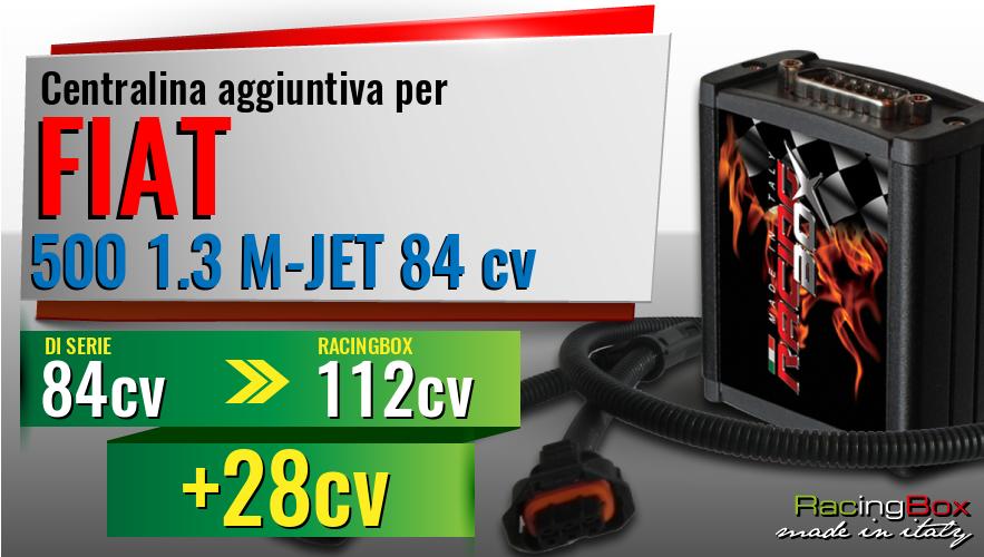 Centralina aggiuntiva Fiat 500 1.3 M-JET 84 cv incremento di potenza