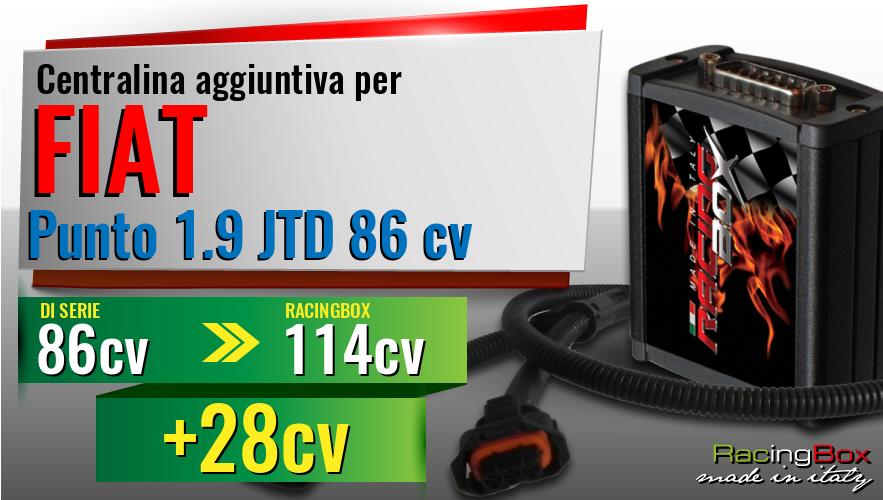 Centralina aggiuntiva Fiat Punto 1.9 JTD 86 cv incremento di potenza