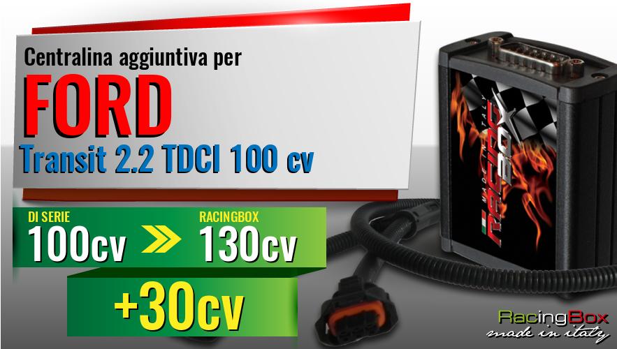 Centralina aggiuntiva Ford Transit 2.2 TDCI 100 cv incremento di potenza