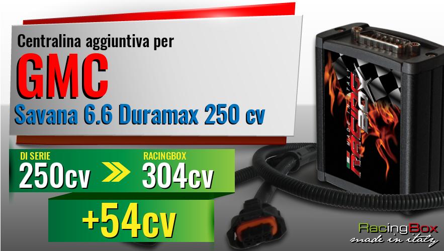 Centralina aggiuntiva GMC Savana 6.6 Duramax 250 cv incremento di potenza