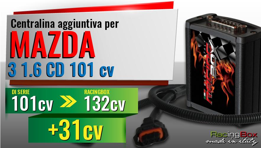 Centralina aggiuntiva Mazda 3 1.6 CD 101 cv incremento di potenza