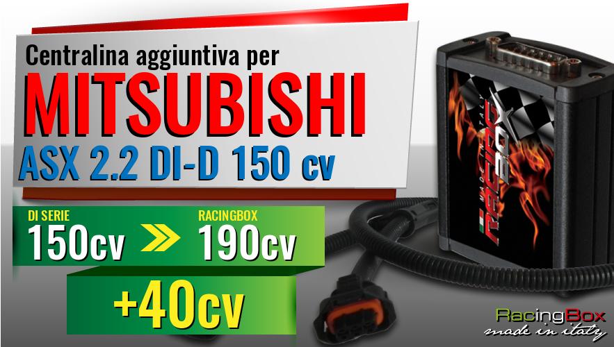 Centralina aggiuntiva Mitsubishi ASX 2.2 DI-D 150 cv incremento di potenza