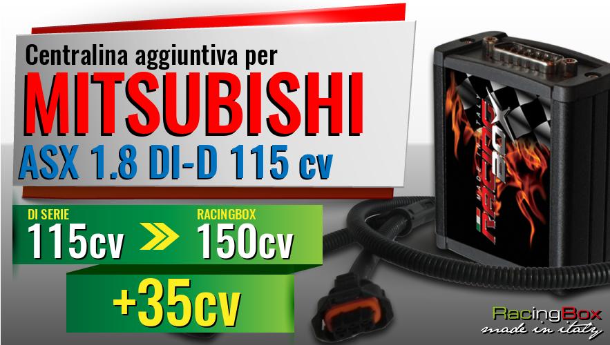 Centralina aggiuntiva Mitsubishi ASX 1.8 DI-D 115 cv incremento di potenza
