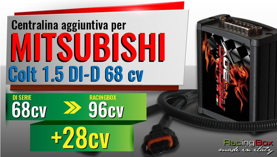 Centralina aggiuntiva Mitsubishi Colt 1.5 DI-D 68 cv incremento di potenza