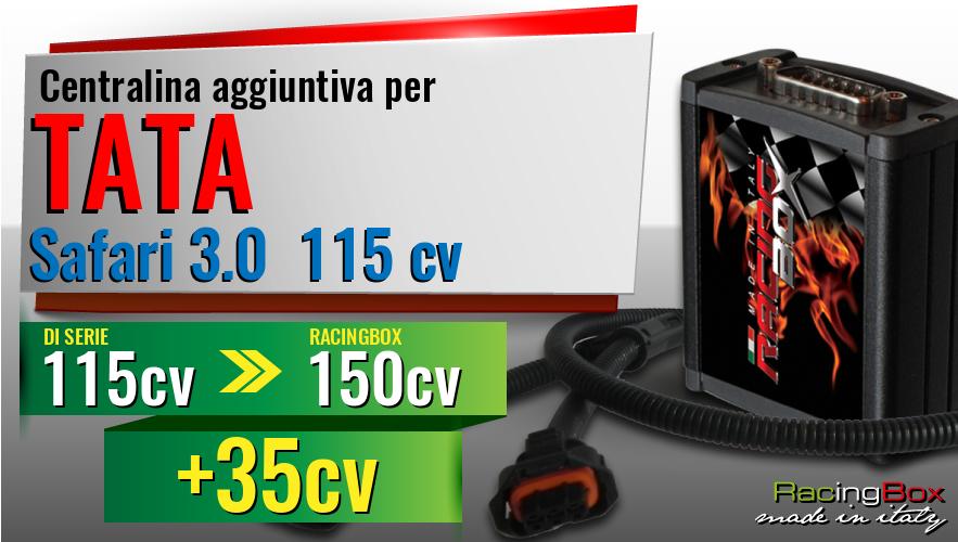 Centralina aggiuntiva Tata Safari 3.0 115 cv incremento di potenza