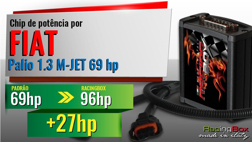 Chip de potência Fiat Palio 1.3 M-JET 69 hp aumento de potência