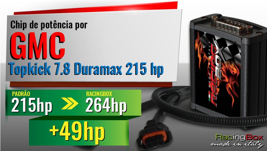Chip de potência GMC Topkick 7.8 Duramax 215 hp aumento de pot&ecirc;ncia