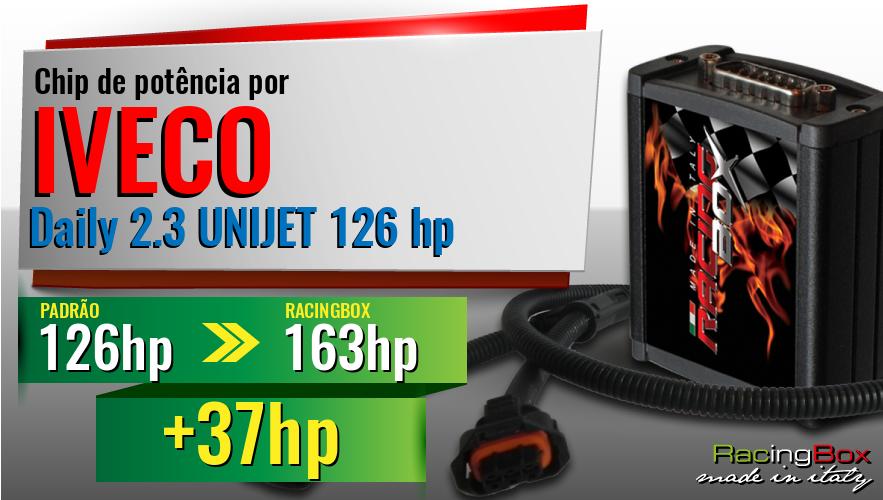 Chip de potência Iveco Daily 2.3 UNIJET 126 hp aumento de potência