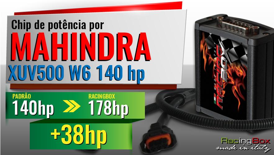 Chip de potência Mahindra XUV500 W6 140 hp aumento de pot&ecirc;ncia