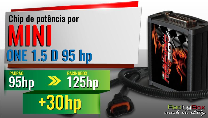 Chip de potência Mini ONE 1.5 D 95 hp aumento de pot&ecirc;ncia
