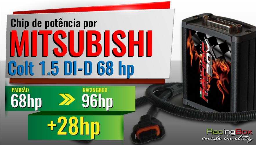 Chip de potência Mitsubishi Colt 1.5 DI-D 68 hp aumento de pot&ecirc;ncia