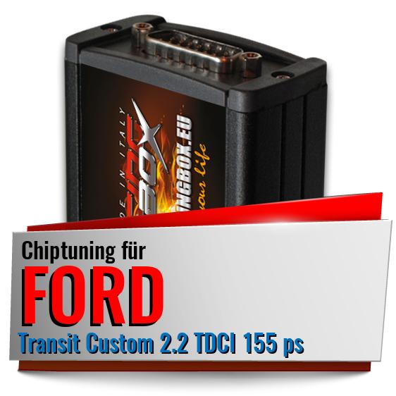 Chiptuning Ford Transit Custom 2.2 TDCI 155 ps