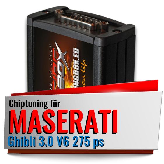 Chiptuning Maserati Ghibli 3.0 V6 275 ps Chiptuning Maserati Ghibli 3.0 V6 275 ps