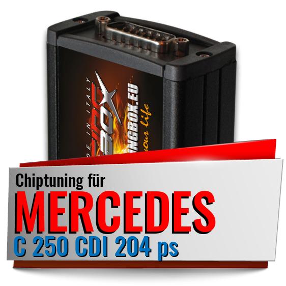 Chiptuning Mercedes C 250 CDI 204 ps
