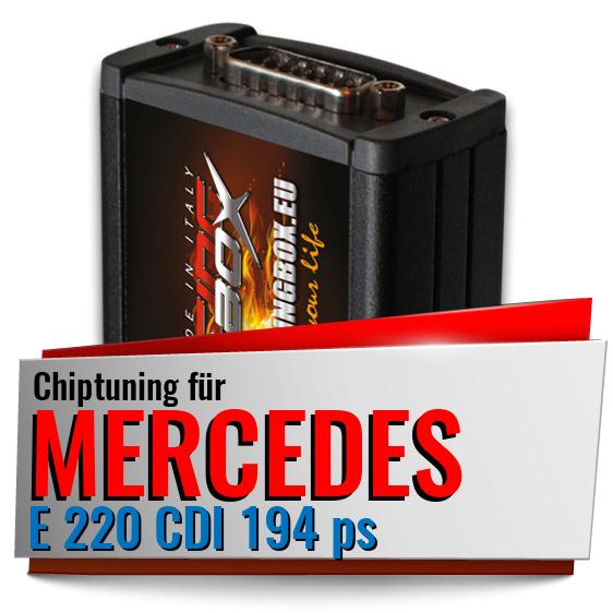 Chiptuning Mercedes E 220 CDI 194 ps