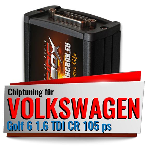 Chiptuning Volkswagen Golf 6 1.6 TDI CR 105 ps