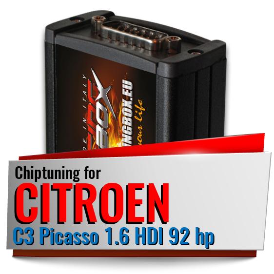 Chiptuning Citroen C3 Picasso 1.6 HDI 92 hp