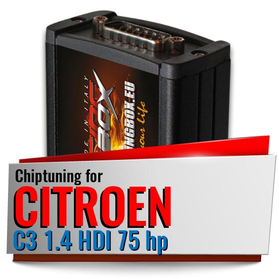 Chiptuning Citroen C3 1.4 HDI 75 hp Chiptuning Citroen C3 1.4 HDI 75 hp