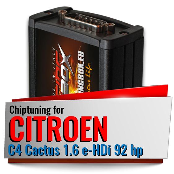 Chiptuning Citroen C4 Cactus 1.6 e-HDi 92 hp