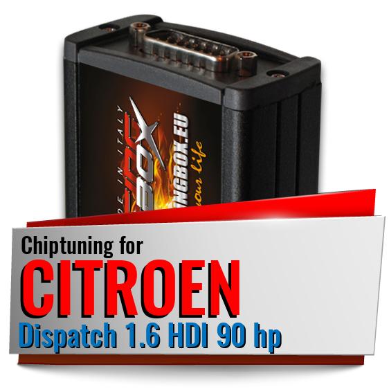 Chiptuning Citroen Dispatch 1.6 HDI 90 hp