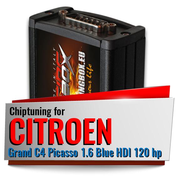 Chiptuning Citroen Grand C4 Picasso 1.6 Blue HDI 120 hp