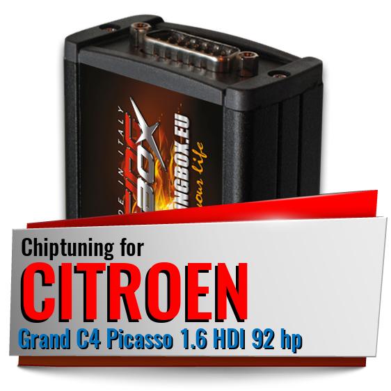 Chiptuning Citroen Grand C4 Picasso 1.6 HDI 92 hp