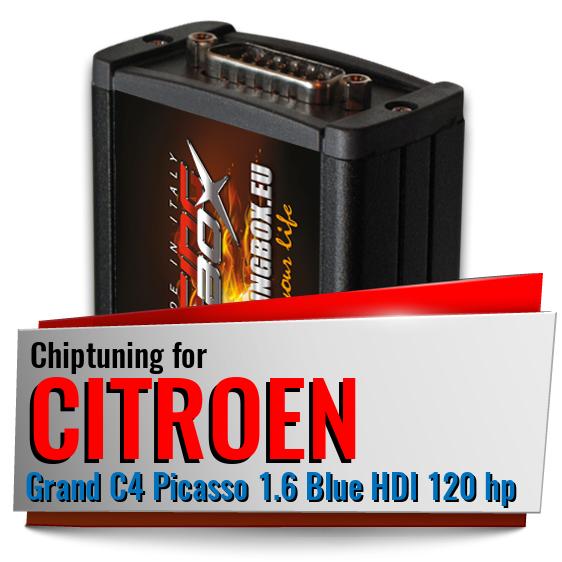Chiptuning Citroen Grand C4 Picasso 1.6 Blue HDI 120 hp Chiptuning Citroen Grand C4 Picasso 1.6 Blue HDI 120 hp