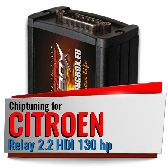 Chiptuning Citroen Relay 2.2 HDI 130 hp