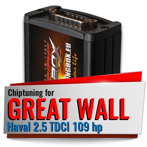 Chiptuning Great Wall Haval 2.5 TDCI 109 hp