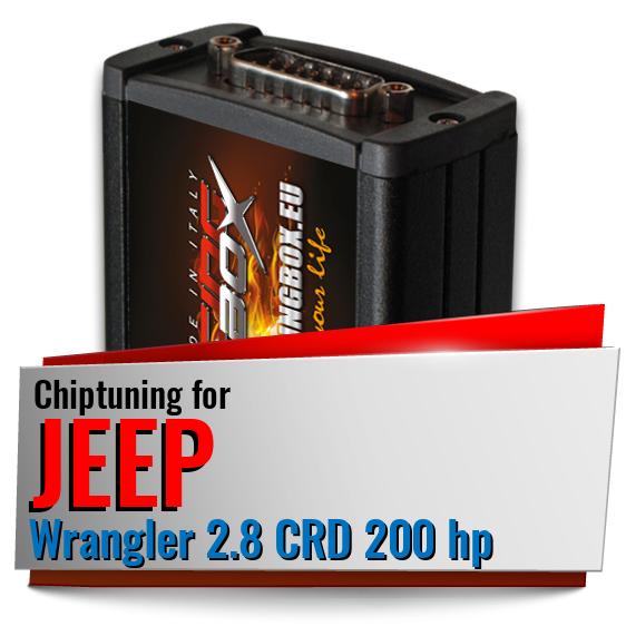 Chiptuning Jeep Wrangler 2.8 CRD 200 hp