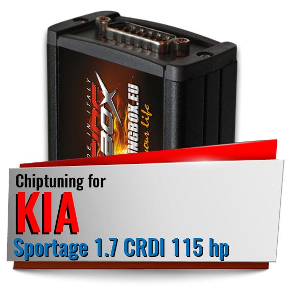 Chiptuning Kia Sportage 1.7 CRDI 115 hp
