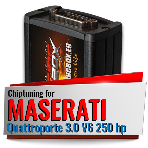 Chiptuning Maserati Quattroporte 3.0 V6 250 hp