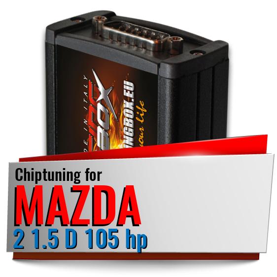 Chiptuning Mazda 2 1.5 D 105 hp Chiptuning Mazda 2 1.5 D 105 hp