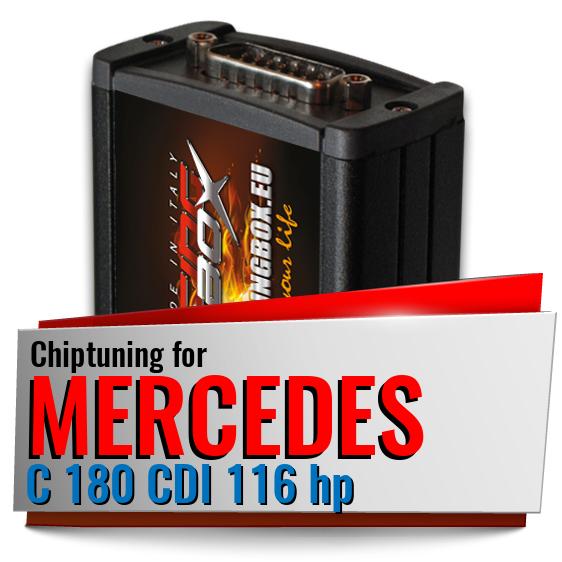 Chiptuning Mercedes C 180 CDI 116 hp