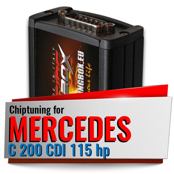 Chiptuning Mercedes C 200 CDI 115 hp Chiptuning Mercedes C 200 CDI 115 hp