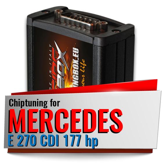 Chiptuning Mercedes E 270 CDI 177 hp