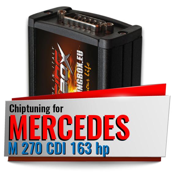 Chiptuning Mercedes M 270 CDI 163 hp